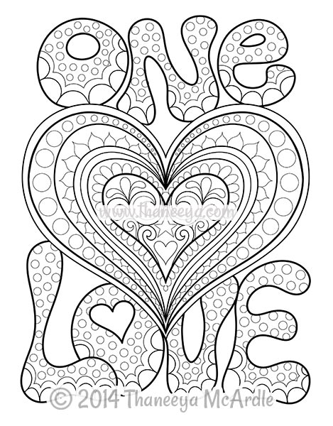 469x600 Love Coloring Book Pages 4