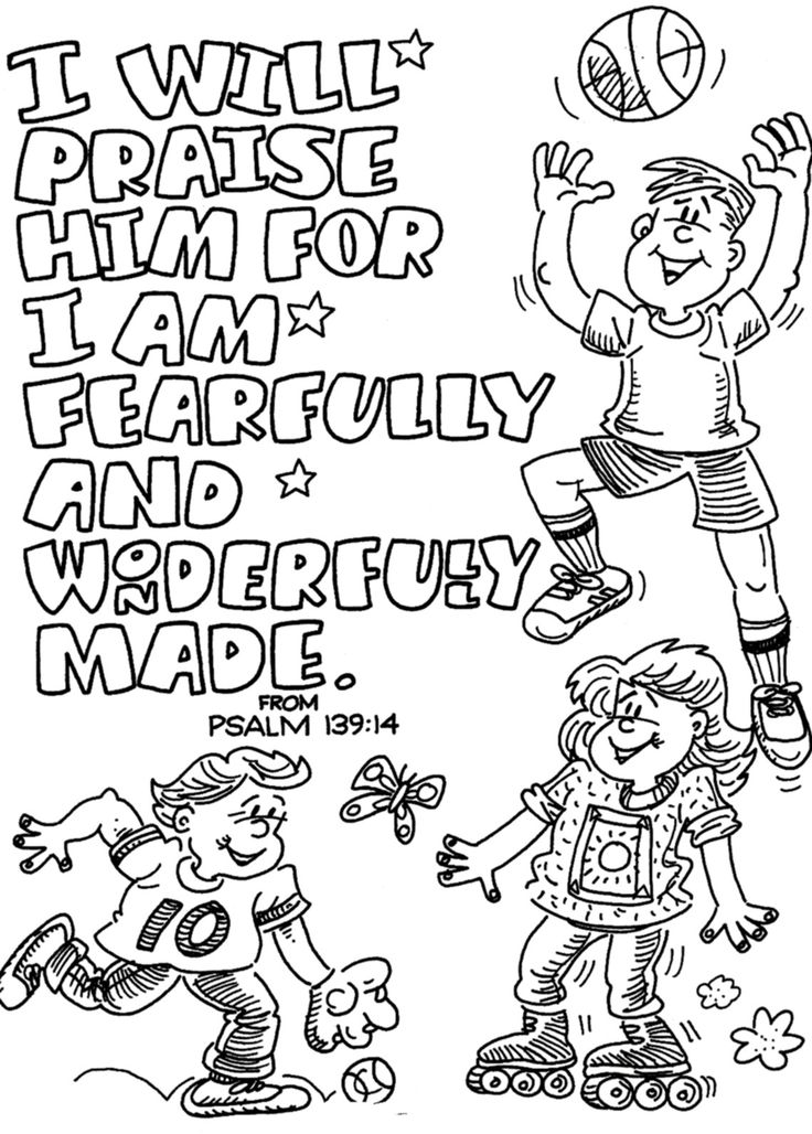 In The Beginning Coloring Pages