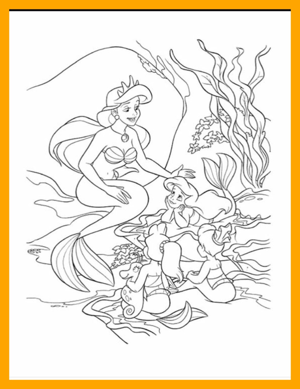 1150x1493 Unbelievable The Little Mermaid Iii Ariel U Beginning Coloring