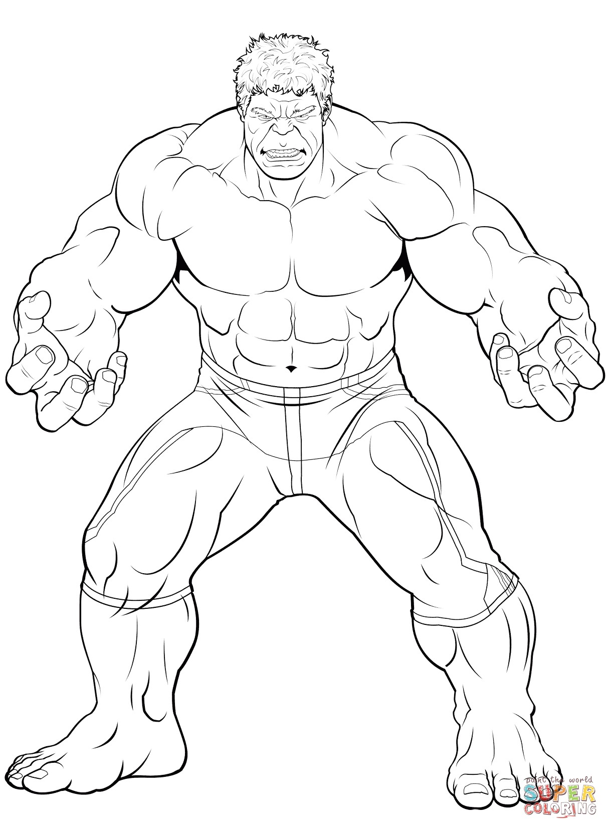 1213x1653 Focus Incredible Hulk Coloring Pages To Print Free Printable