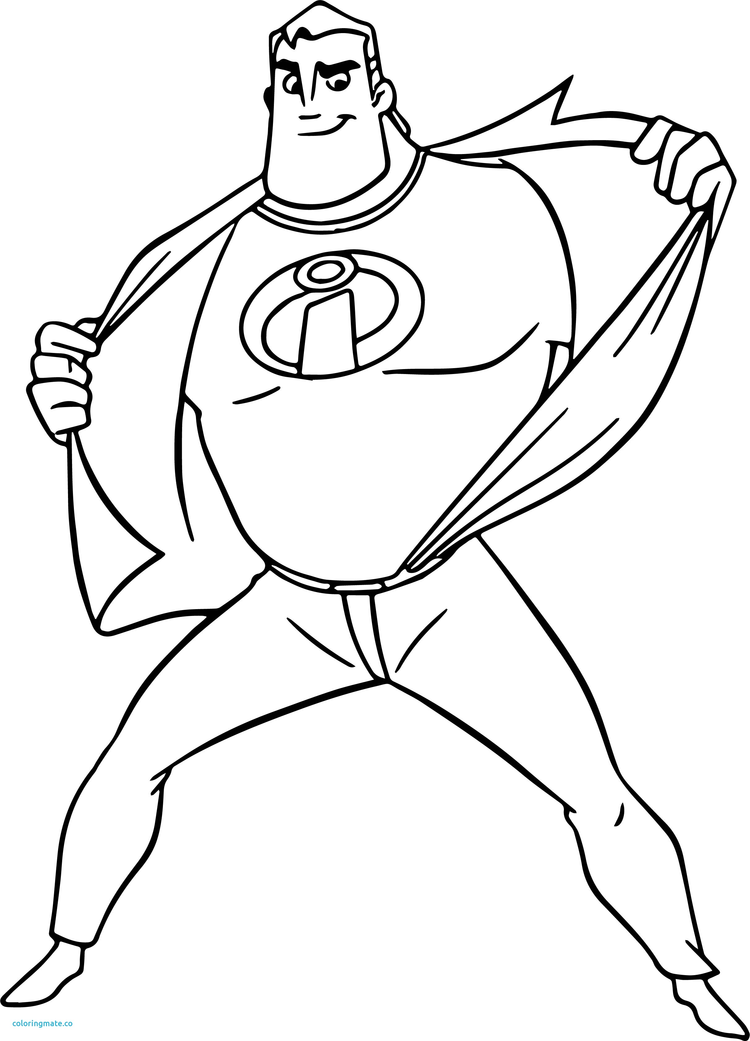 2426x3365 The Incredibles Coloring Pages
