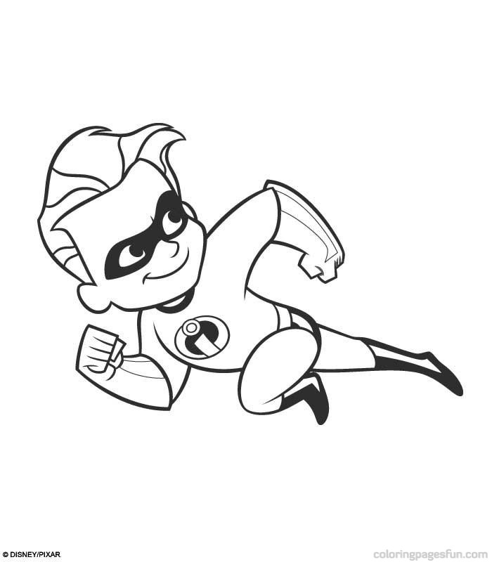 700x800 Incredibles 2 Coloring Pages