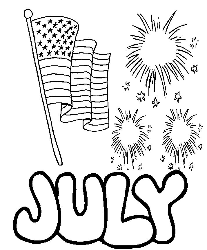 Independence Coloring Pages
