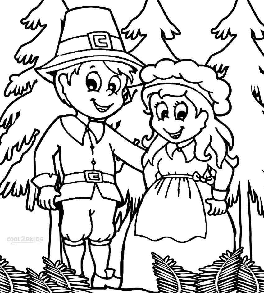 850x944 Pilgrim Coloring Pages