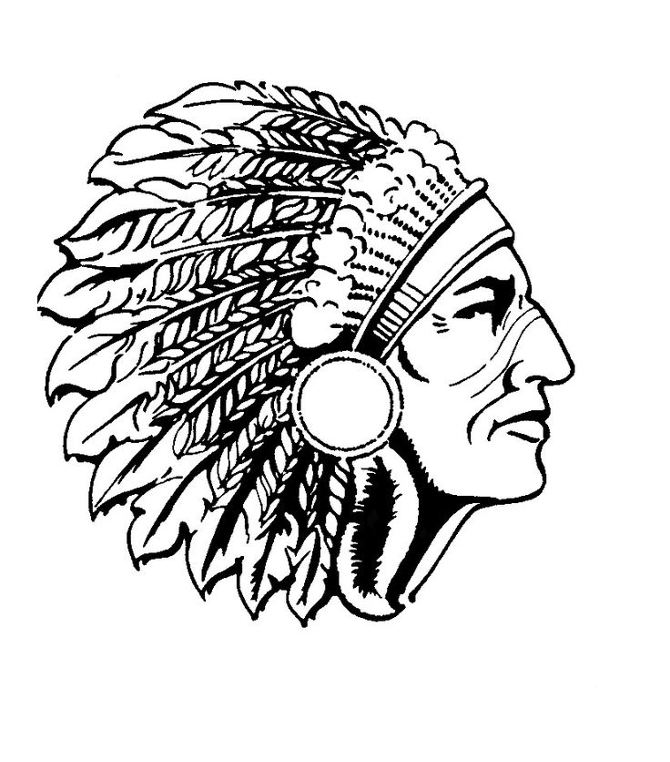 Indian Chief Coloring Page