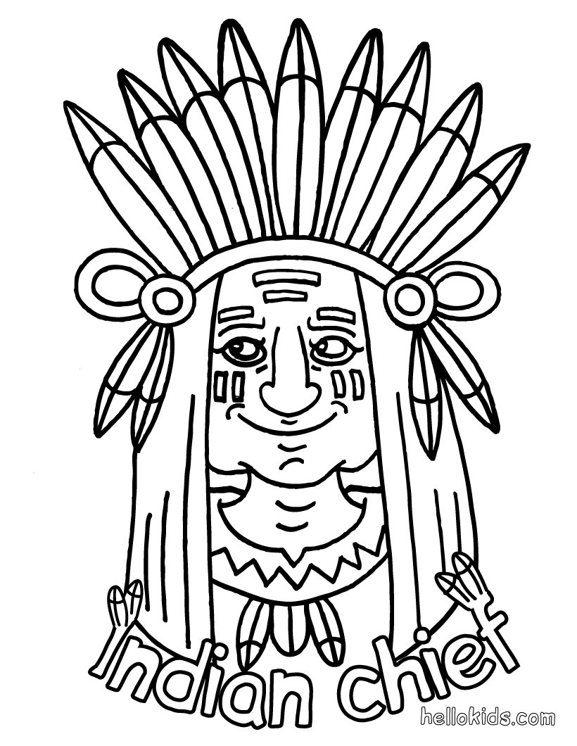 820x1060 Indian Coloring Pages