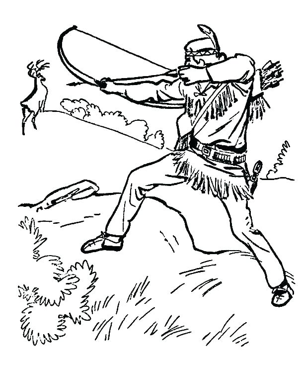 600x734 Indian Coloring Pages Printables 7 Free Thanksgiving Coloring