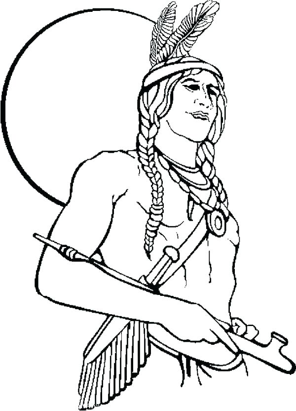 600x832 American Indian Coloring Pages North Coloring Page With Coloring