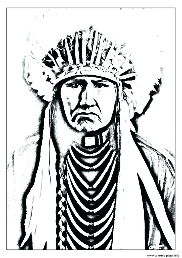 724x1024 Free Native American Indian Coloring Pages 2