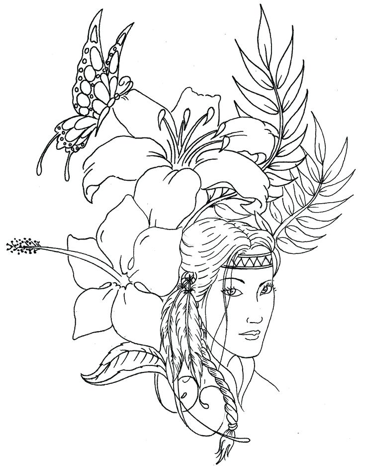 736x942 Indian Coloring Pages Thanksgiving Coloring Pages Coloring Pages