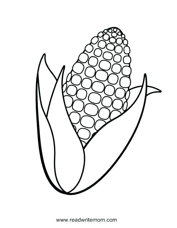 594x768 Free Printable Indian Corn Coloring Pages Page Candy Sheet Color C