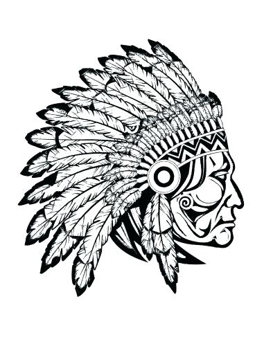 381x500 Thanksgiving Indian Coloring Pages Medium Size Of Coloring Pages