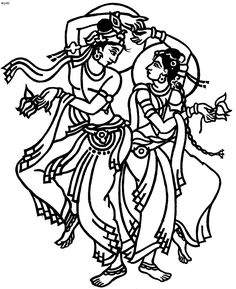 236x289 Bharatanatyam Dance Techniques' Classical Indian Dance Coloring