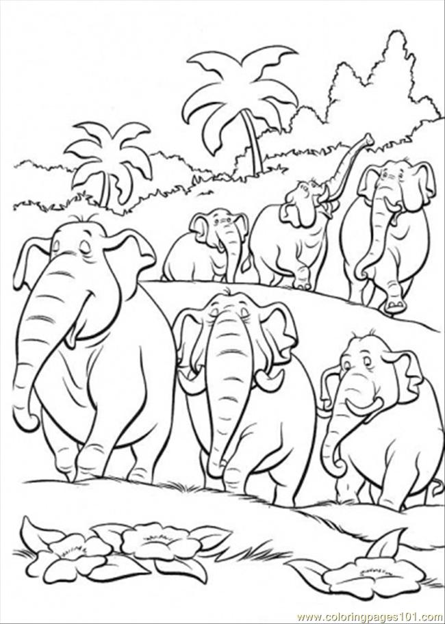 650x912 Indian Elephant Coloring Page Coloring Page