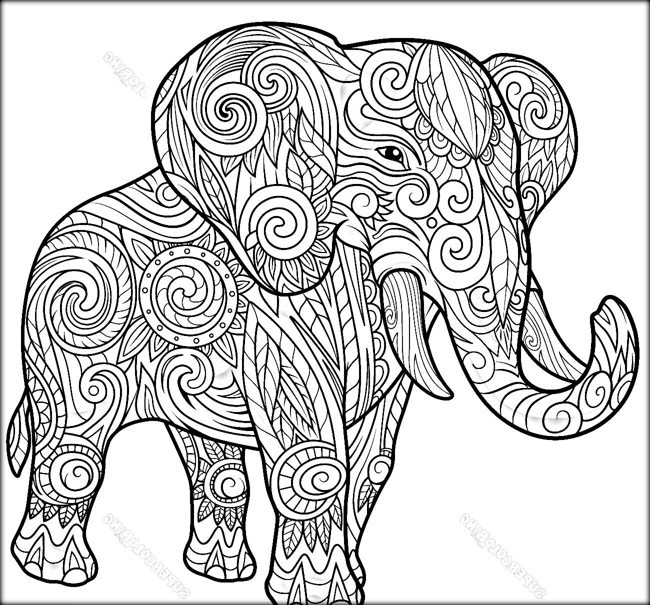 1300x1210 43 Awesome Pics Of Indian Elephant Coloring Pages Printable Oil
