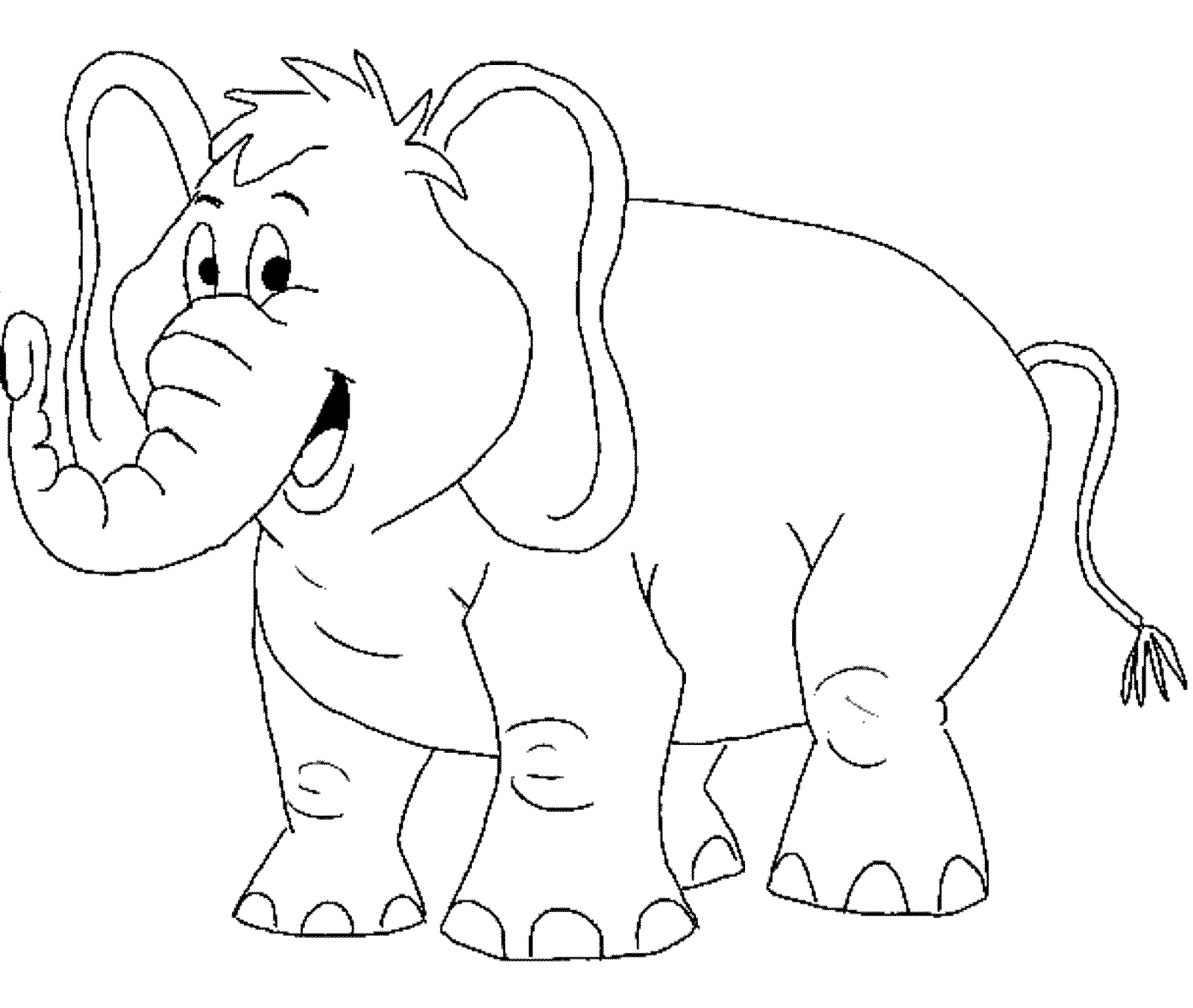 2000x1690 Elephant Coloring Pages Printable Printable Coloring Pages