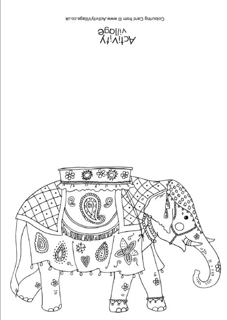 460x649 India Colouring Pages