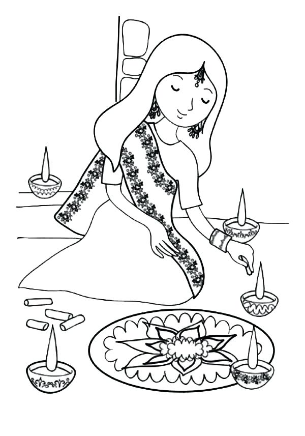 600x857 Indian Color Pages Interesting Headdress Coloring Sheet Vector War