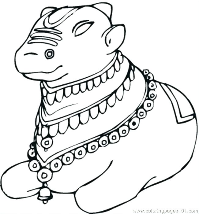 Indian Girl Coloring Page
