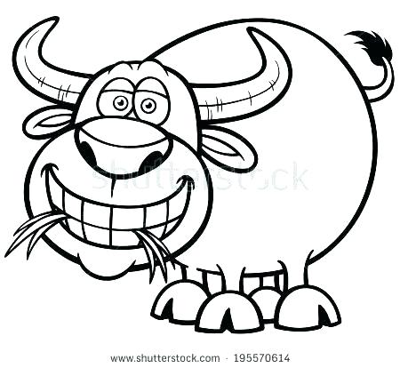 450x414 Buffalo Coloring Page Buffalo Coloring Pages Buffalo Coloring