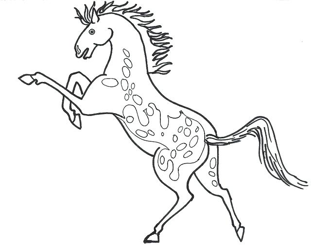 640x509 Indian Horse Coloring Pages Page Image Images Horses Zahlkarte.site