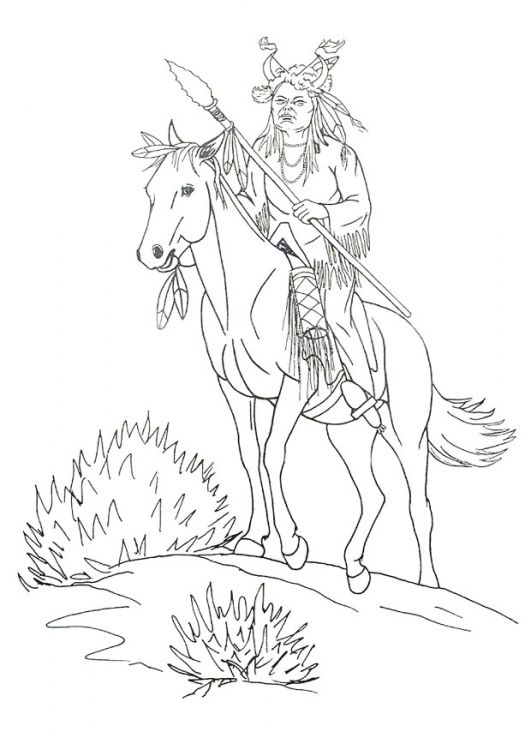 531x750 Native American Designs Coloring Pages Horse Coloring Page