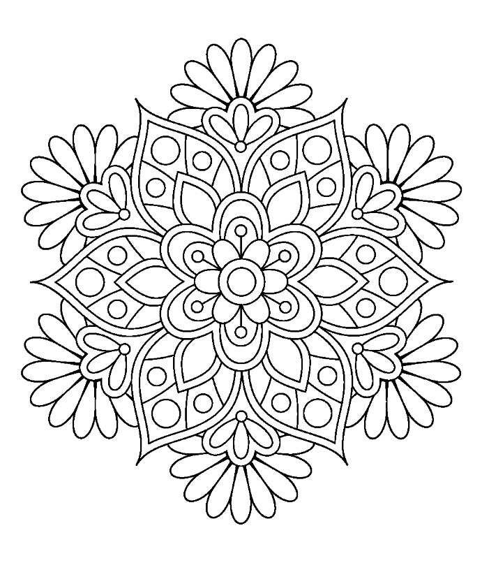 691x839 India Mandala Grade 5 Mandala, India And Mandalas