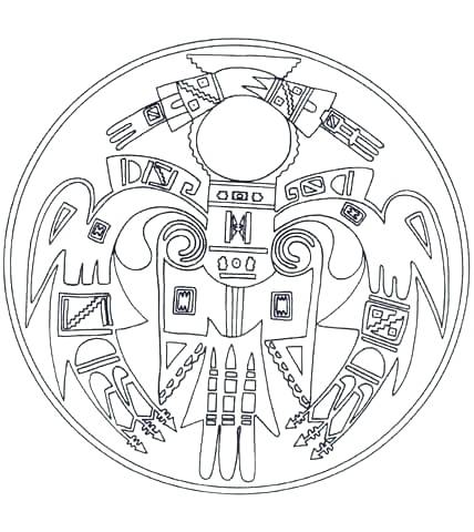 428x480 Indian Coloring Page Page Coloring Pages Pictures Indian Mandala