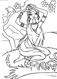 219x300 Indian Princess Coloring Pages