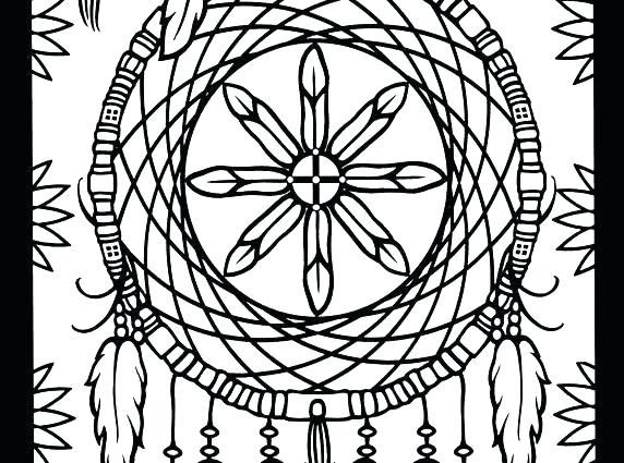 572x425 Free Native American Indian Coloring Pages Printable Warrior