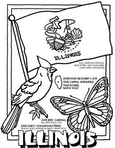 236x304 Indiana State Symbols Coloring Page Geography