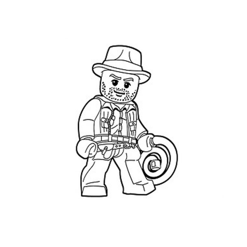 1024x1024 Lego Indiana Jones Coloring Pages Free Coloring For Kids 2018
