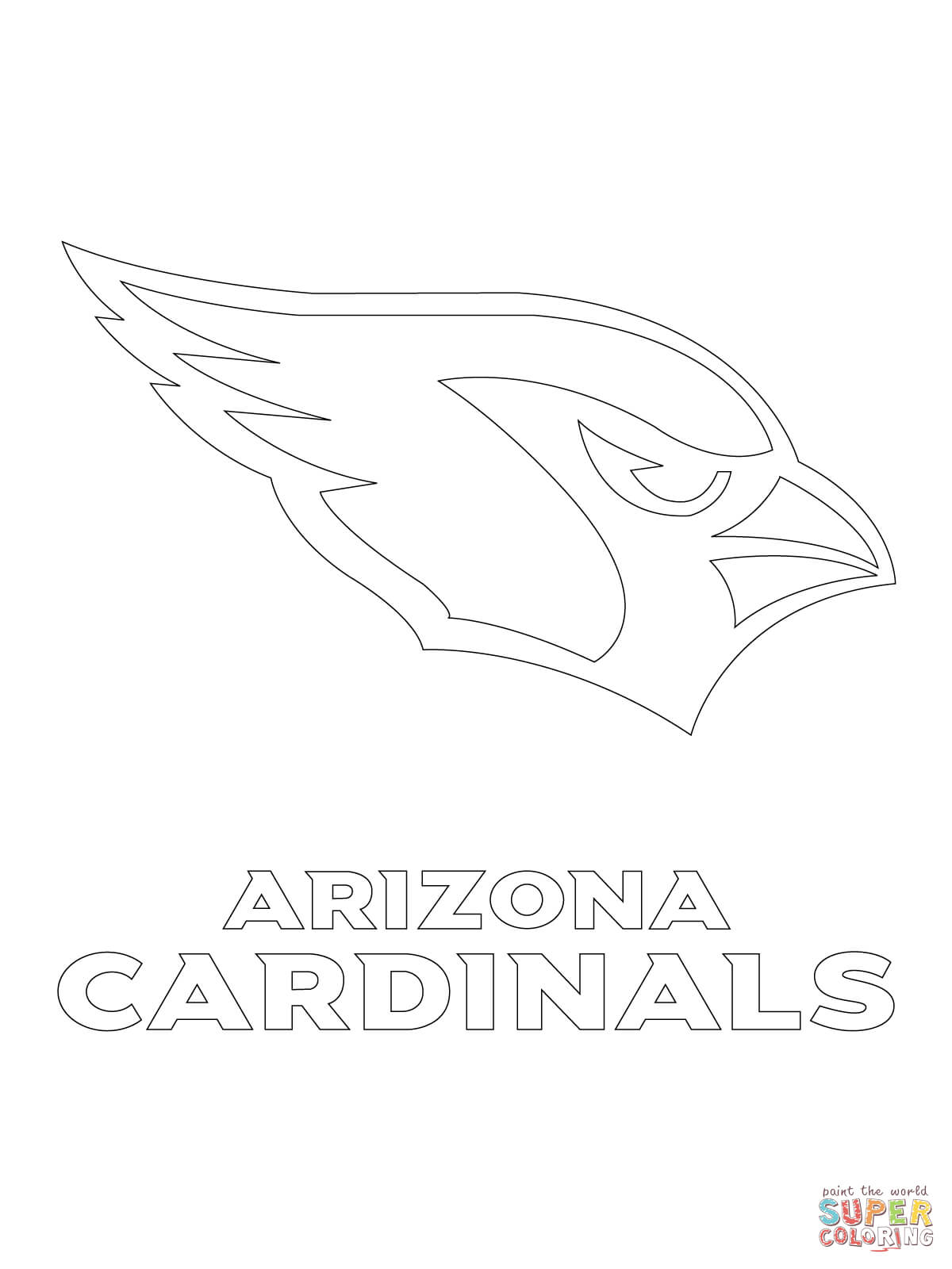 1200x1600 Innovative St Louis Cardinals Logo Coloring Pages Arizona Page