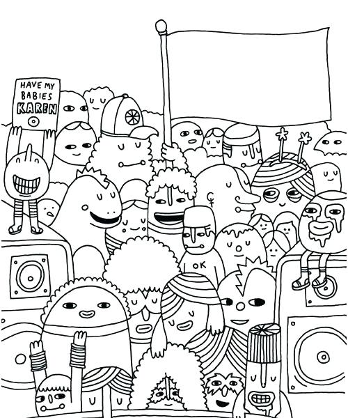 500x600 Rock Coloring Pages J Pizza The Indie Rock Coloring Book Coloring