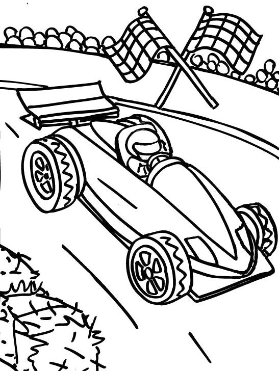 547x728 Drawn Race Car Formula 1