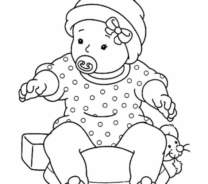 678x600 Infant Coloring Pages Coloring Pages