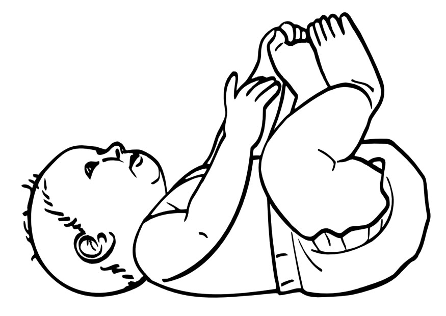 875x620 Baby Coloring Pages