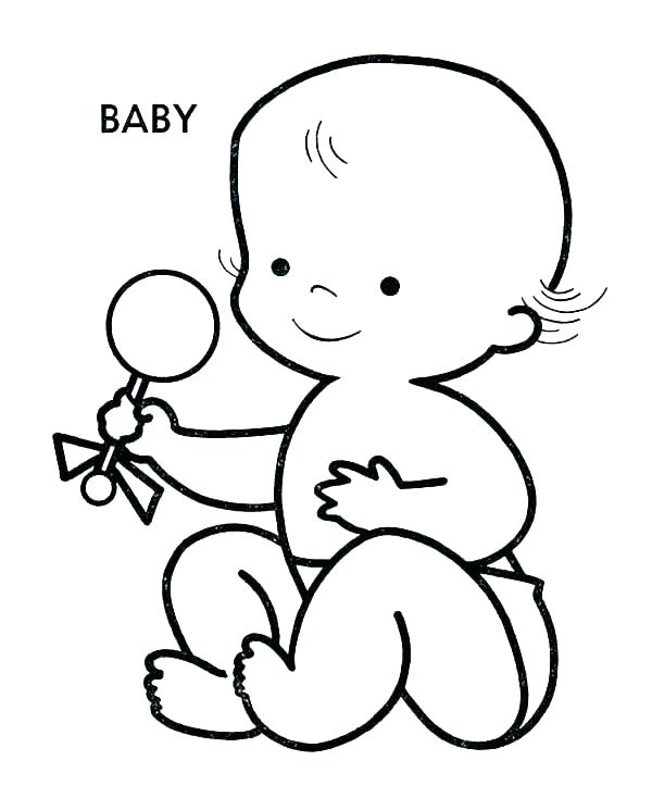 600x734 Disney Babies Coloring Pages