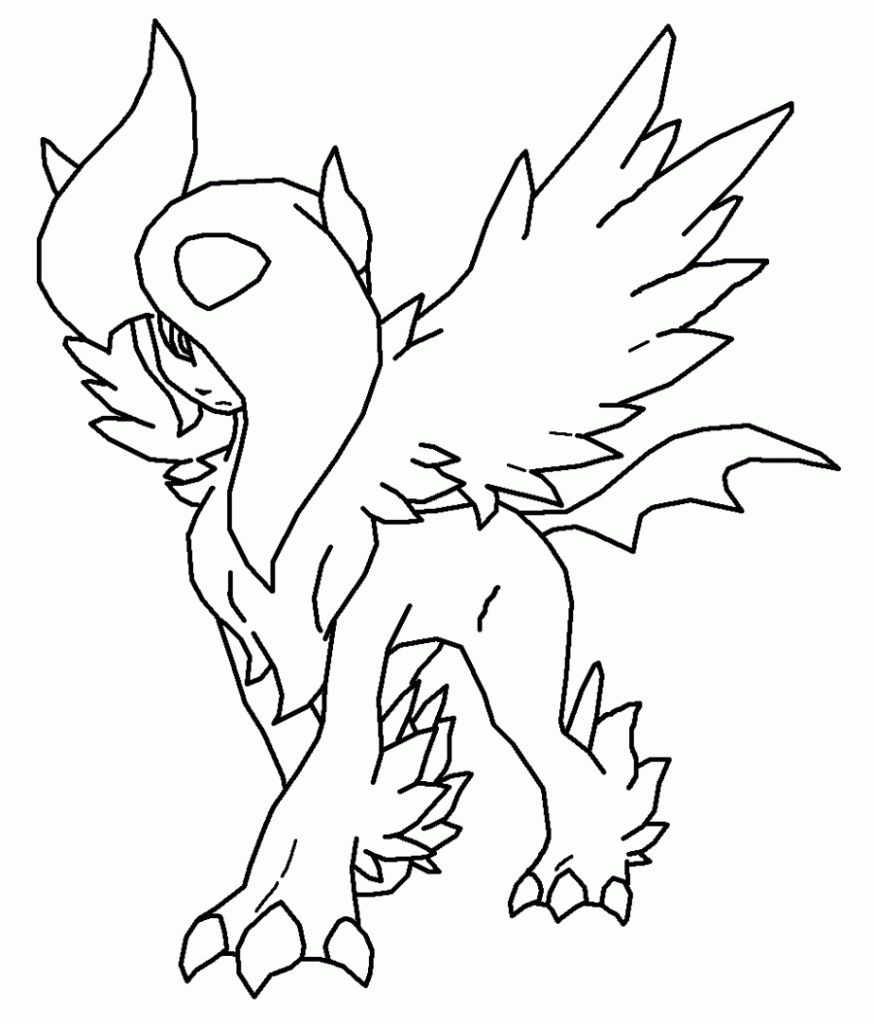 874x1024 Glaceon Coloring Pages
