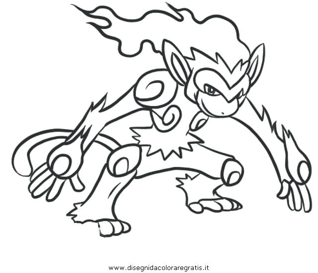 640x550 Pokemon Coloring Pages Chimchar World Of Craft