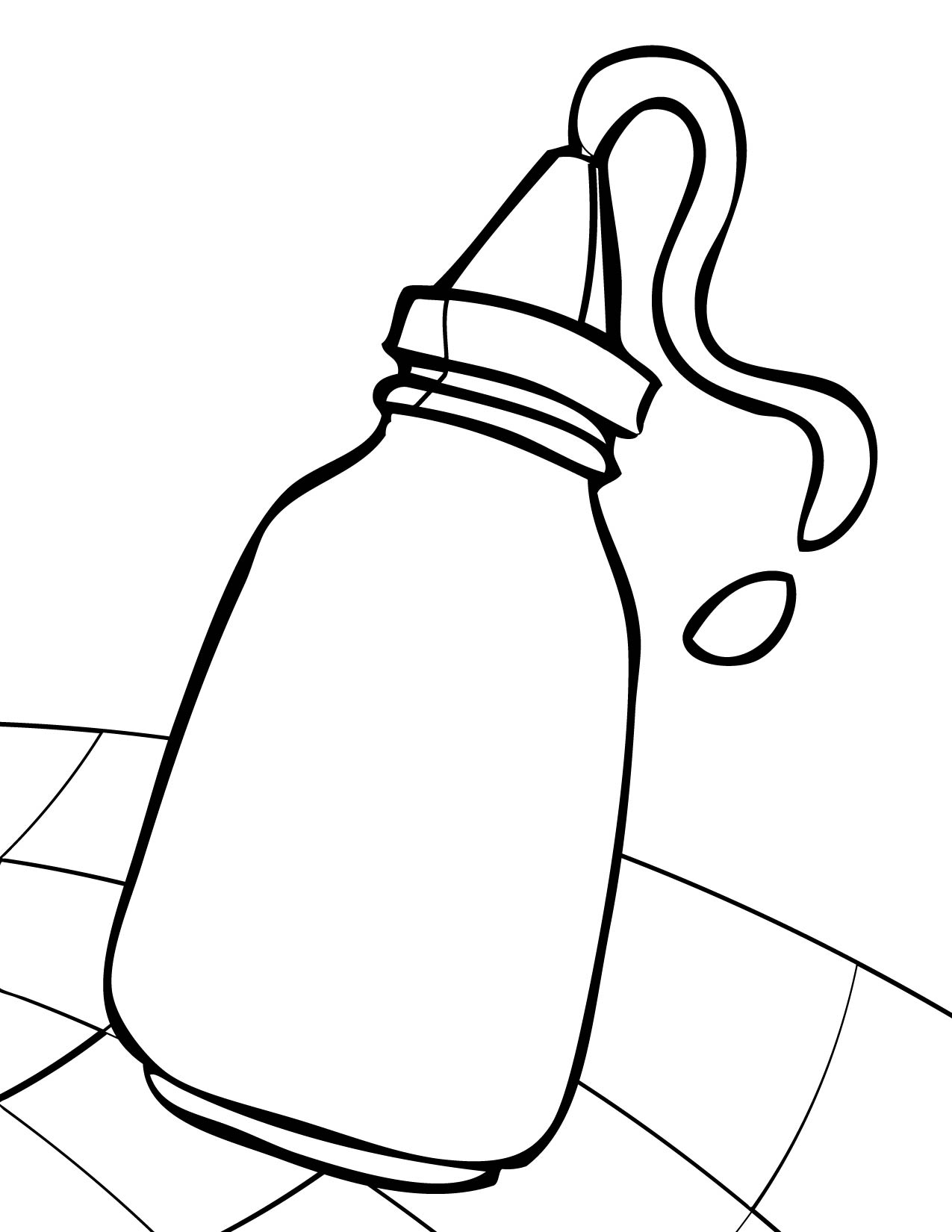 1275x1650 Mustard Coloring Page