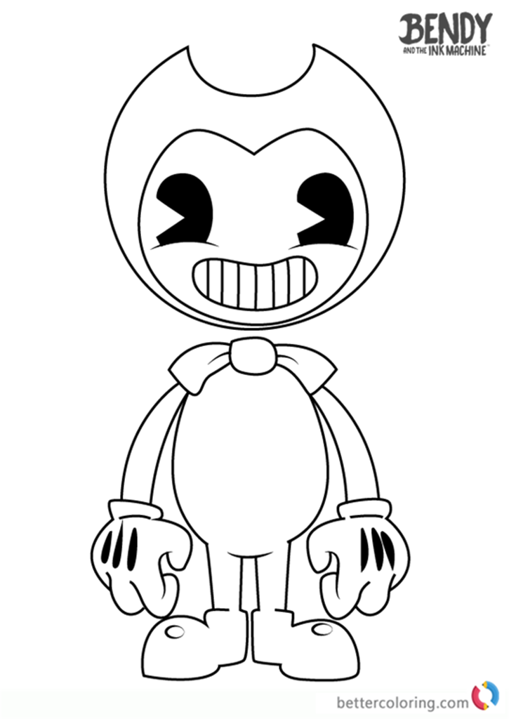 725x1024 Bendy And The Ink Machine Coloring Pages Printable Bendy And Ink