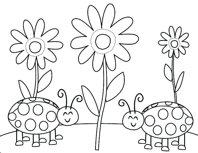 687x531 Love Bug Coloring Pages Love Bug Coloring Pages Bug Coloring Page
