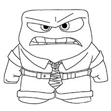 Inside Out Characters Coloring Pages