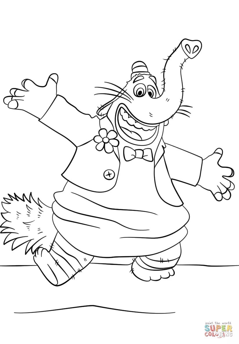 824x1186 Coloring Pages Inside Out New Bing Bong From Inside Out Coloring