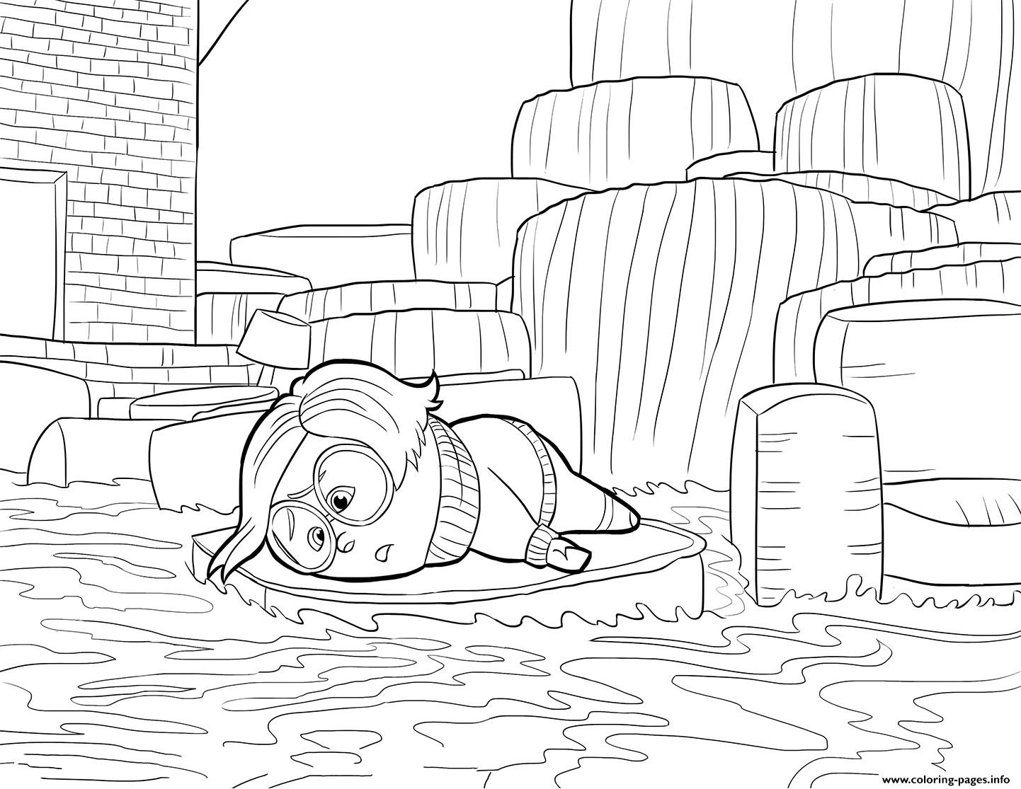 1442x1115 Sadness Inside Out Coloring Pages Printable Fine
