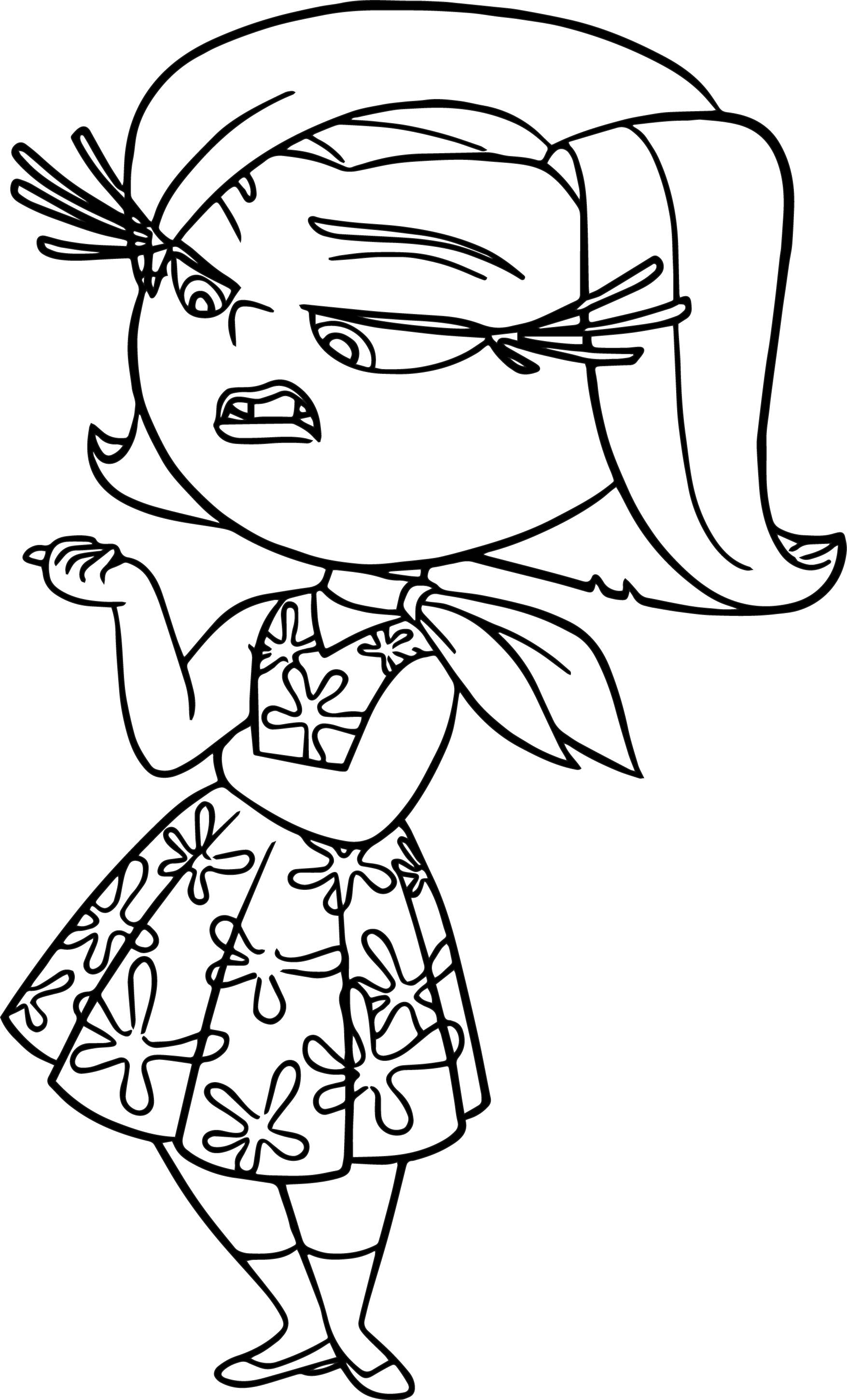 1755x2898 Disgust Coloring Page Riley Inside Out Grig3 Org Incredible