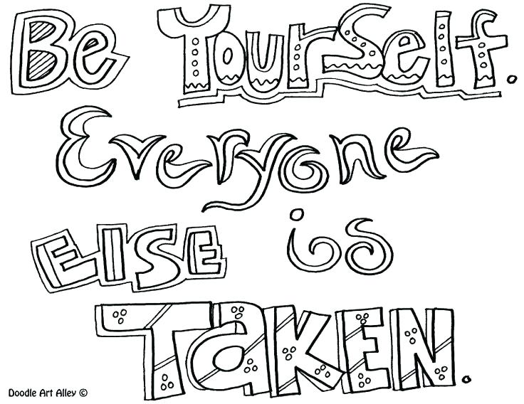 736x568 Inspirational Quotes Coloring Pages Free Plus Quote Page Be Pag