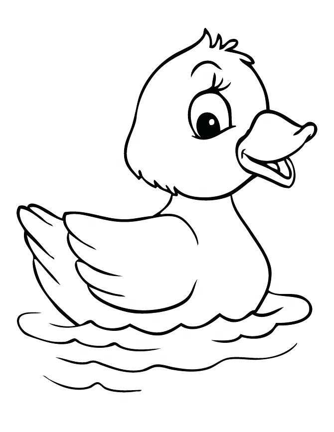670x867 Drawing For Kids Book Printable Duck Coloring Pages Online Print