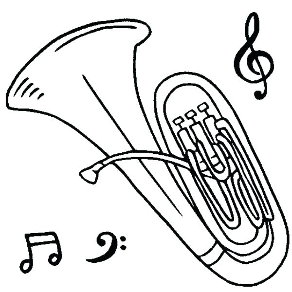 600x600 Instrument Coloring Sheets Instrument Coloring Sheets Musical